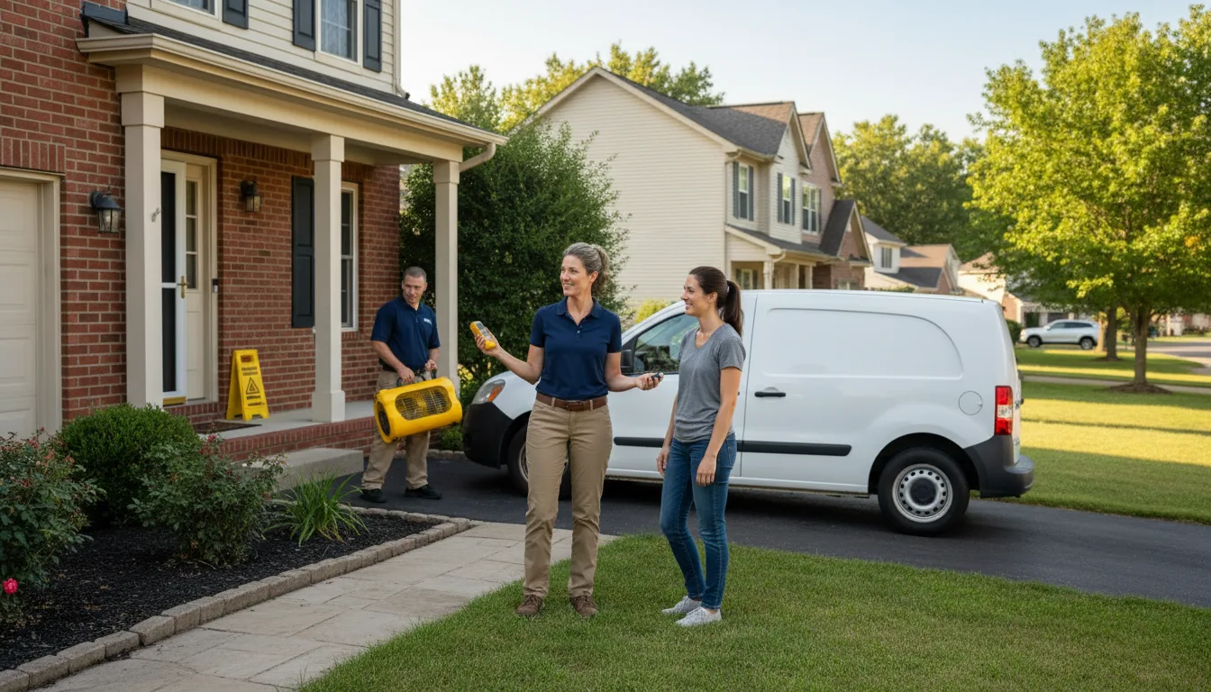 Residential water damage restoration in Toledo, WA